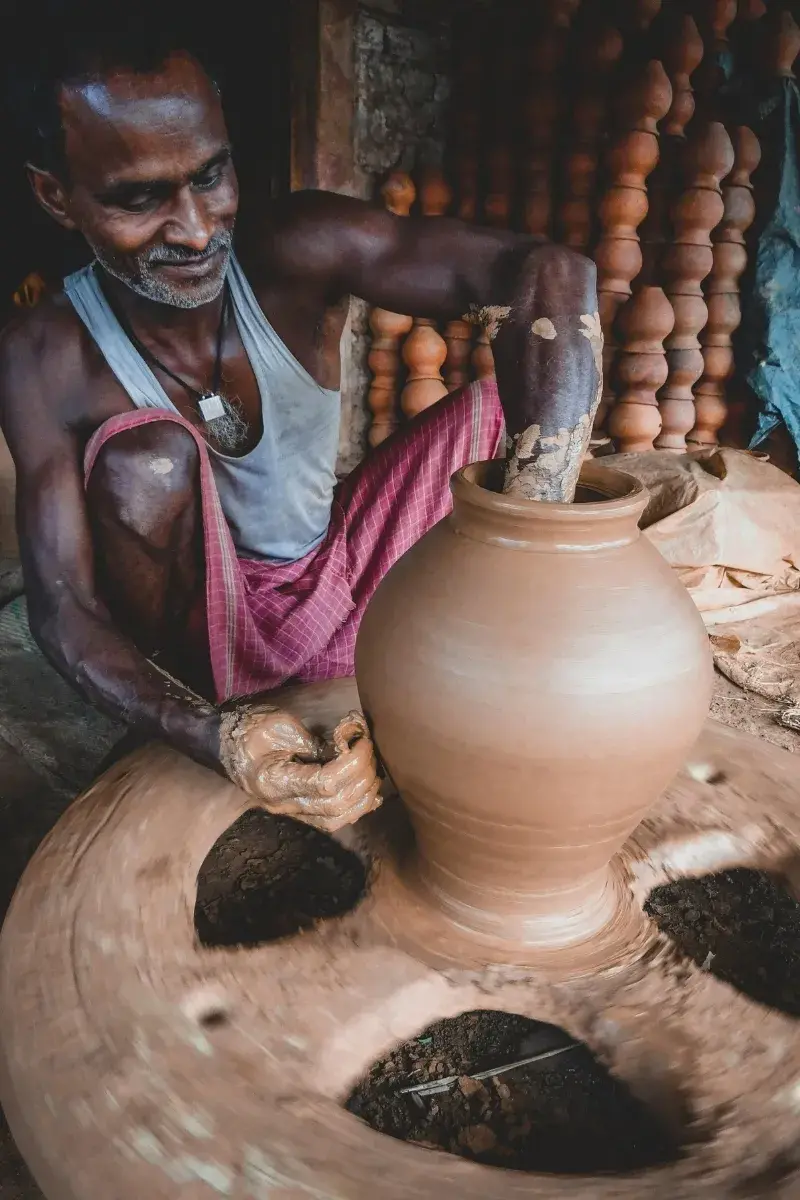 Pottery making