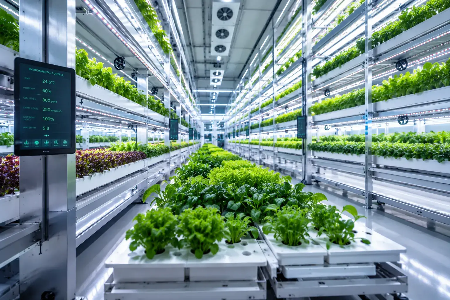 High-Tech Agricultural Farm